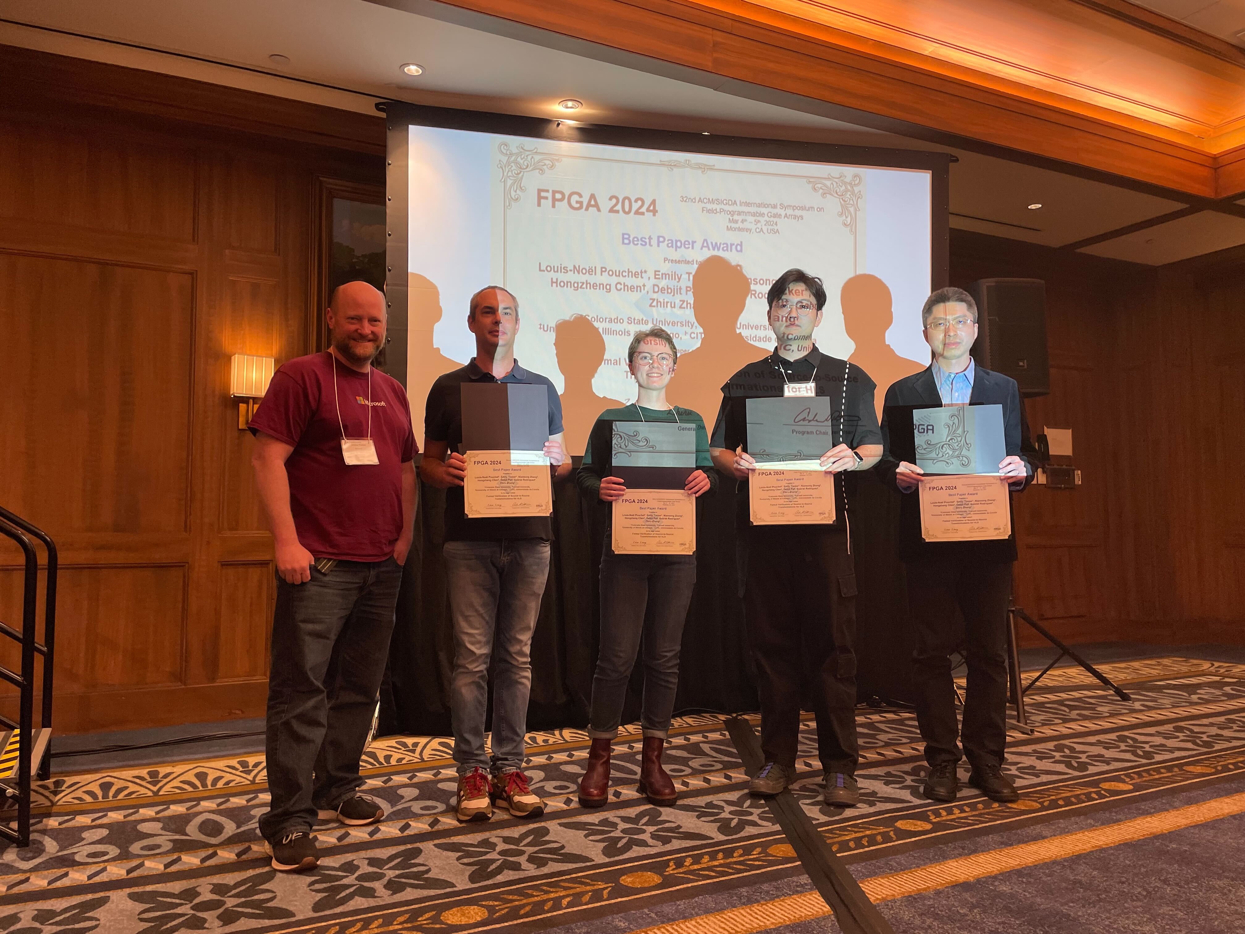 Authors of the paper at FPGA'24