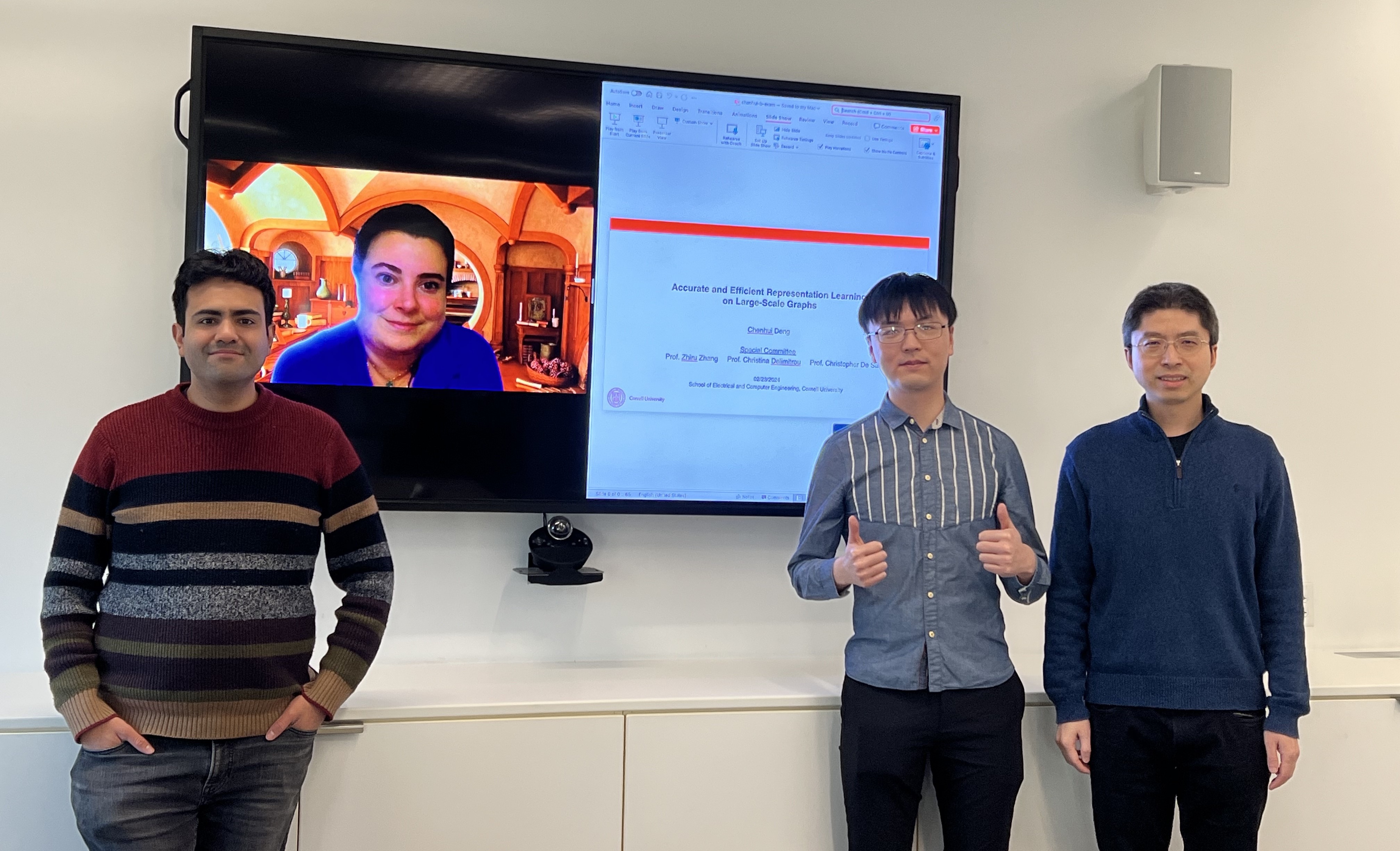Chenhui Successfully Defends His PhD Thesis!